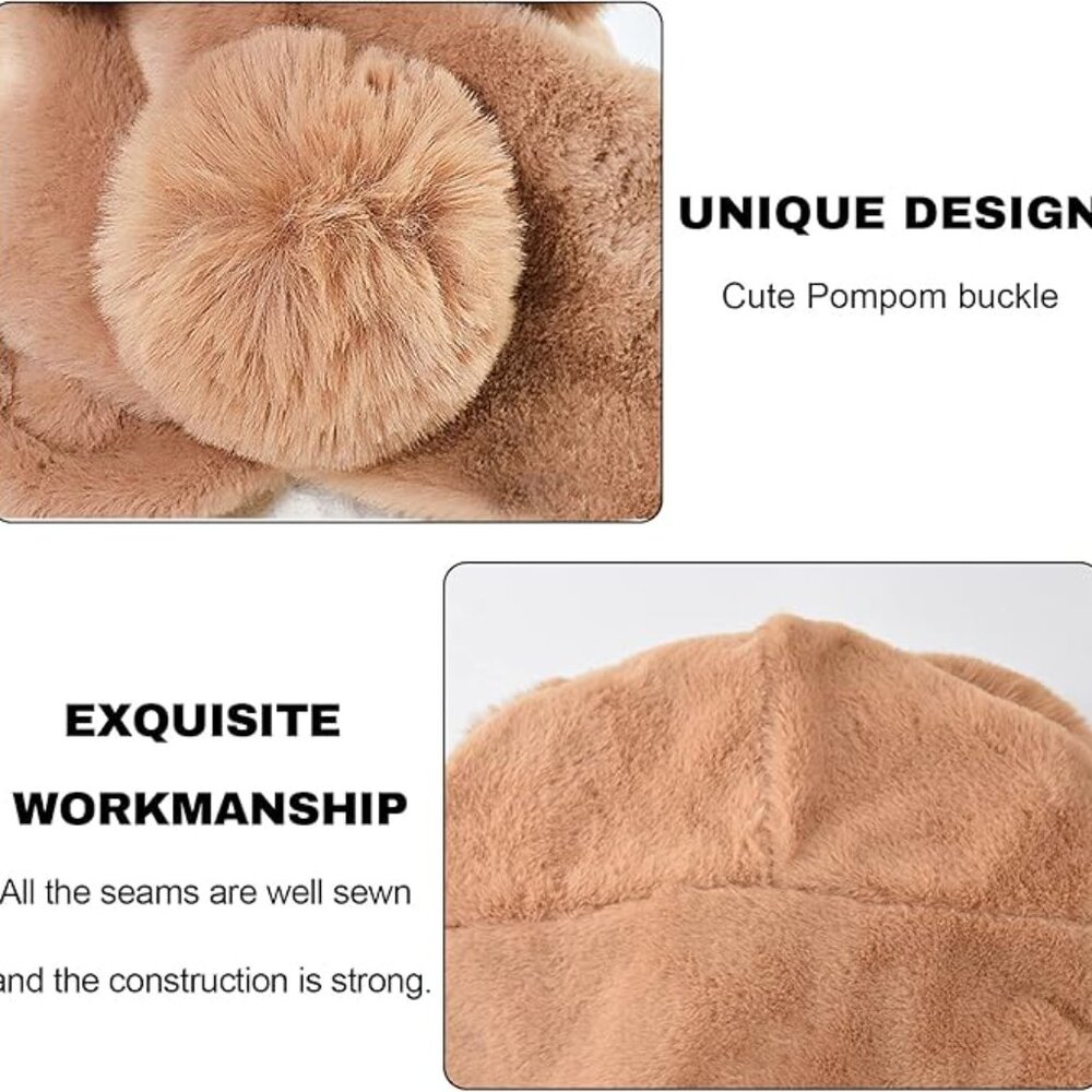 Slouchy Fleece Beanie Winter Hat - Picture 6 of 6